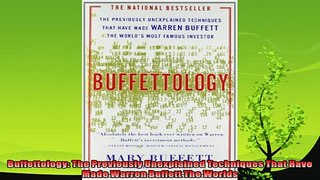 different   Buffettology The Previously Unexplained Techniques That Have Made Warren Buffett The