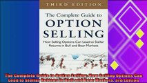 there is  The Complete Guide to Option Selling How Selling Options Can Lead to Stellar Returns in