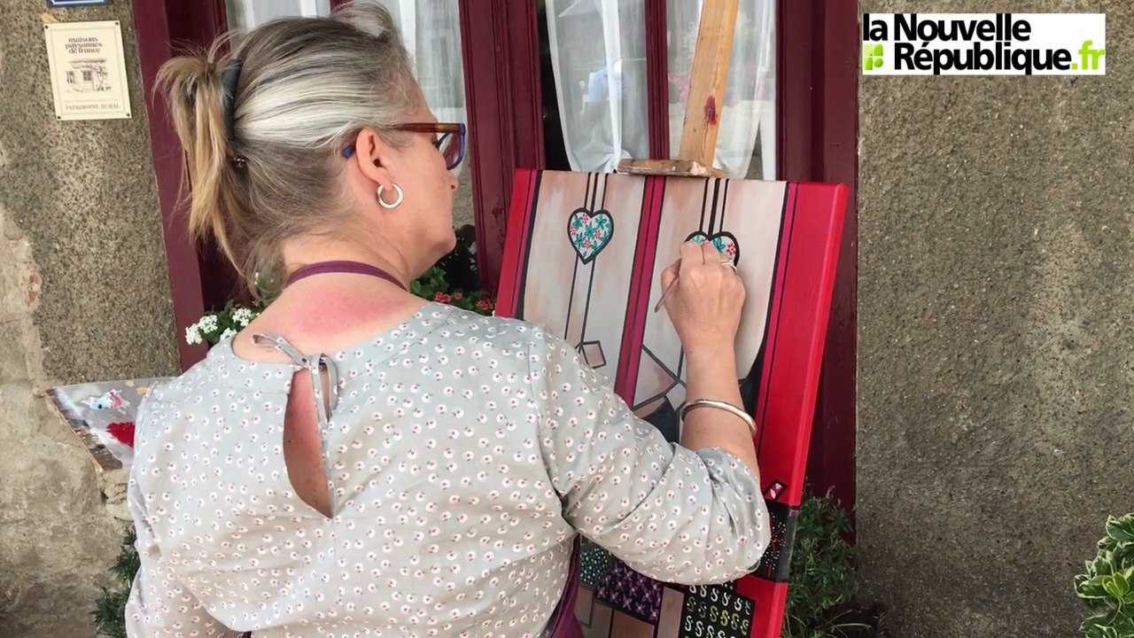 VIDEO (79). Saint-Loup-sur-Thouet : peintres et sculpteurs enjolivent le bourg