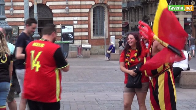 Obelgix, la star des supporters belges