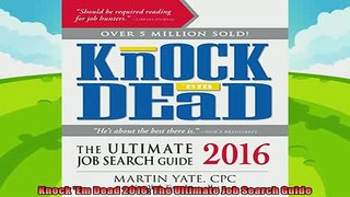 different   Knock Em Dead 2016 The Ultimate Job Search Guide