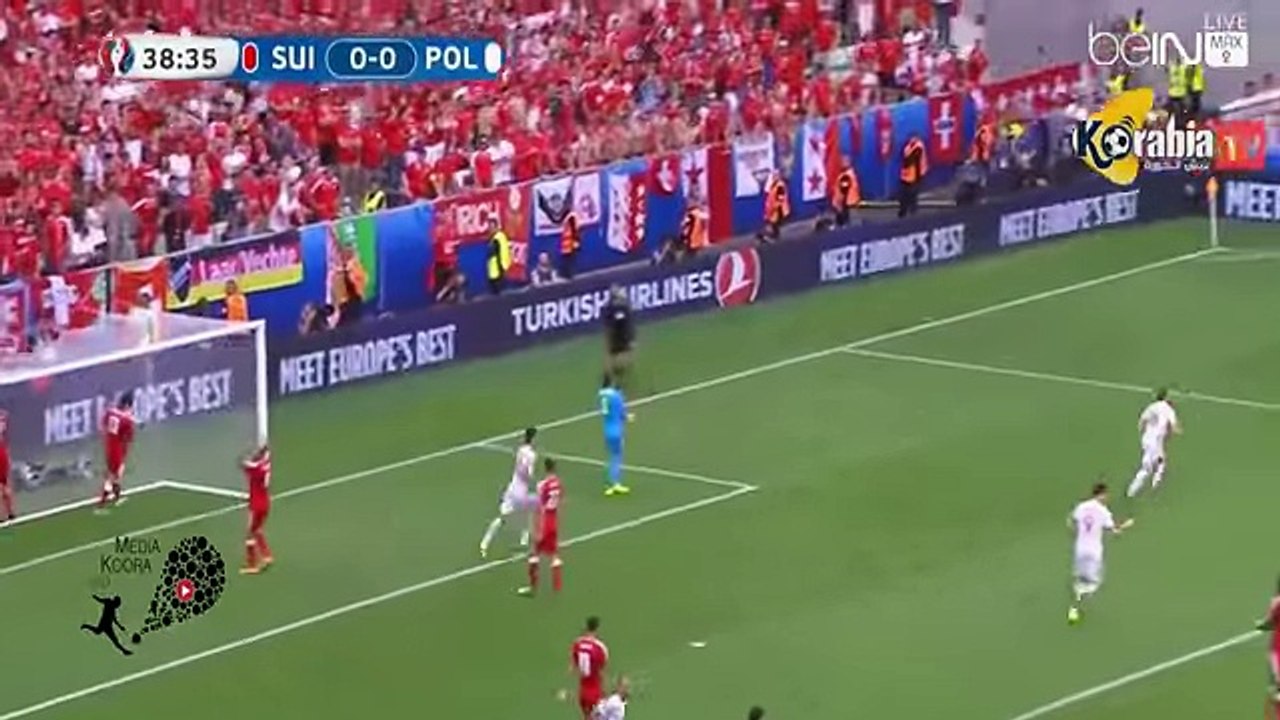 ضربات الجزاء بولندا وسويسرا 5-4 [الاهداف 1-1 + ركلات الترجيح] يورو 2016 بفرنسا [25-6-2016] HD