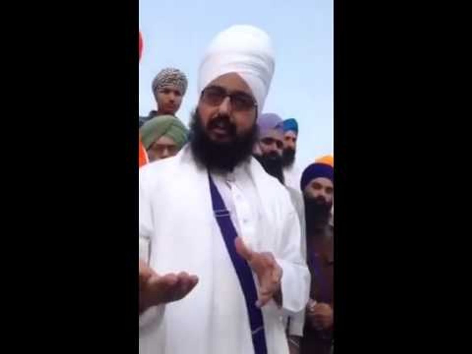 Sant Ranjit Singh Ji Dhandria Wale Speaking about Beadbi of Shri Guru Granth Sahib In Kotakpura