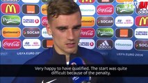 EURO 2016 - France 2-1 Ireland - Antoine Griezmann Post-Match Interview 26.06.2016