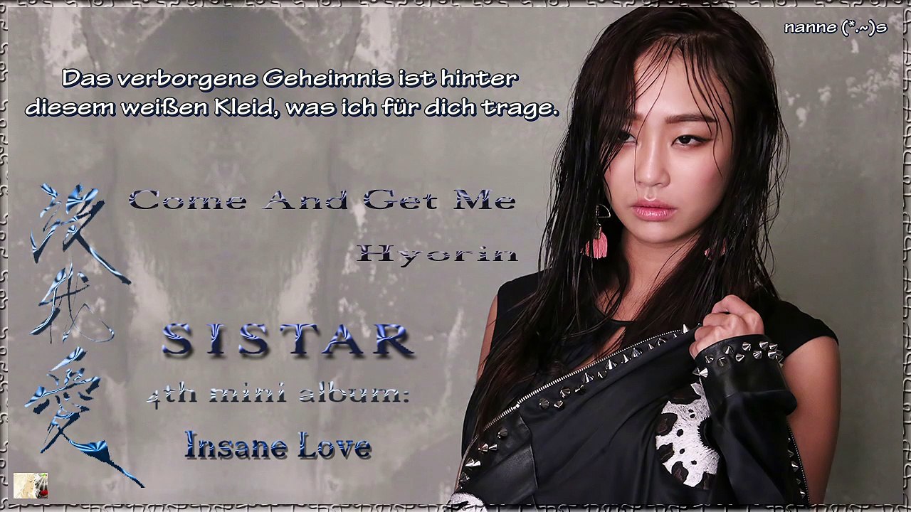 Sistar - Come And Get Me k-pop [german Sub]