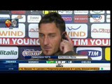 Roma - Cesena 5 - 1 Intervista Francesco Totti Sky Sport 24 HD
