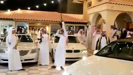 Arabs Crazy Wedding Celebration With Gun - Arabs Wedding Celebration