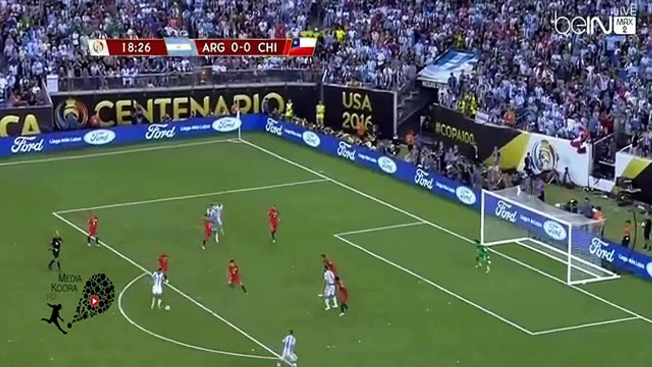 ملخص تشيلي والارجنتين 4-2 [الملخص 0-0 + ركلات الترجيح] الشوالي - كوبا امريكا 2016 [27-6-2016] HD