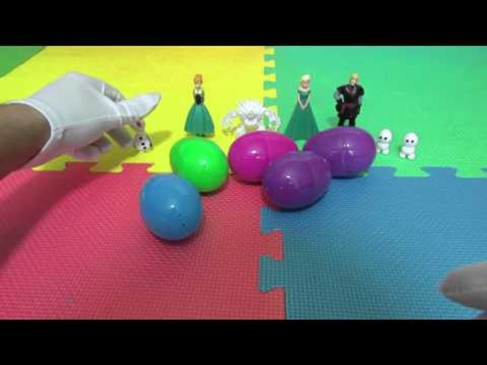 Disney Surprise Eggs Frozen Elsa Anna Kristoff Olaf Bulda