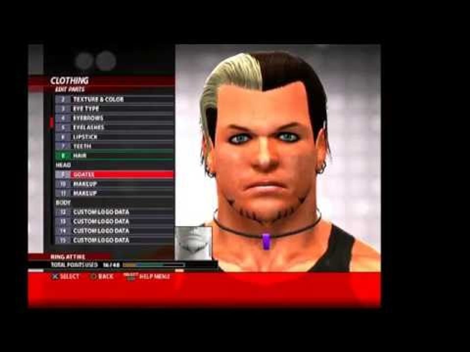 WWE 2k16 - Jeff Hardy CAW Formula by Gamevolt