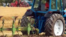 Big Ford tractor ploughing