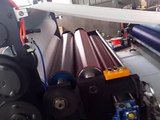 Two color printing Maxi roll and kitchen towel roll making machine