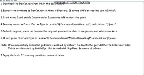 Arma 3 Hack [Not detected] Working 2016 | Read description.