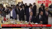 Bayburt Kültür ve Yardım Derneği İftarı - Maliye Bakanı Ağbal