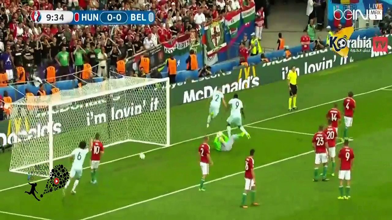 اهداف مباراة بلجيكا والمجر 4-0 [كاملة] تعليق يوسف سيف - يورو 2016 بفرنسا [26-6-2016]
