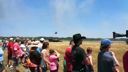 Huey in action in the wind 2016