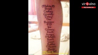 Craziest drunk tatoos! It's Awesome!!!