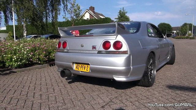 565HP Nissan Skyline GTR R33 V-Spec - Anti-Lag Sound!