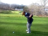 Bill Bondaruk son luke At woods hole golf club 17