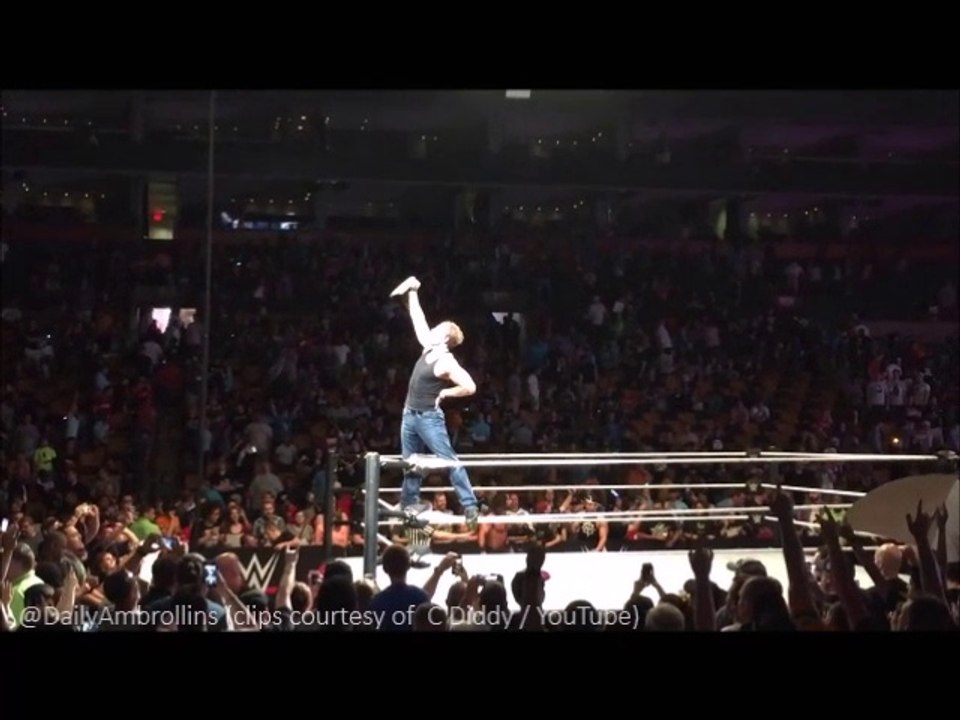 Dean vs. Seth at WWE Boston, June 25, 2016