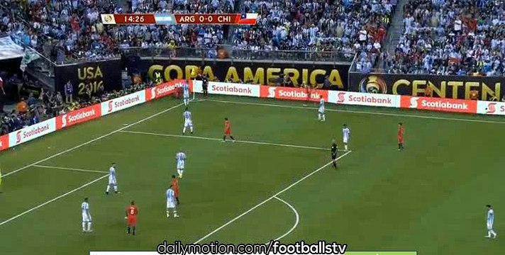 Claudio Bravo Incredible Save HD - Argentina vs Chile - Copa America Final - 27/06/2016