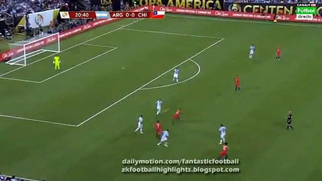 Lionel Messi Goal HD - Argentina 1-0 Chile Copa America