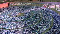 275,000 Dominoes - Enjoy Your Life (Guinness World Record - Most dominoes toppled in a spiral)