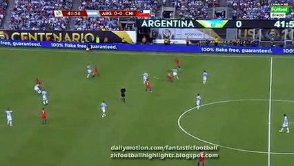 First Half Time - Argentina 0-0 Chile Copa America FINAL