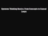 Read Systems Thinking Basics: From Concepts to Causal Loops Ebook Free