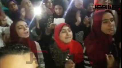 جانب من احتجاجات أولياء الأمور بسبب امتحانات الثانوية العامة