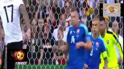أهداف مباراة ألمانيا وسلوفاكيا 3-0 يورو 2016 دور ال16