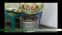 MJ Rice husk Gas Stove Indonesia