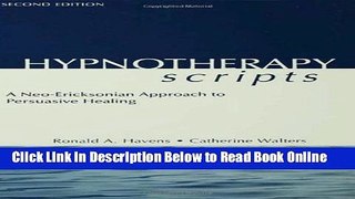 Read Hypnotherapy Scripts 2nd Edition  Ebook Free