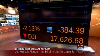 Special Report  U.S. markets plunge after Britain votes to leave EU