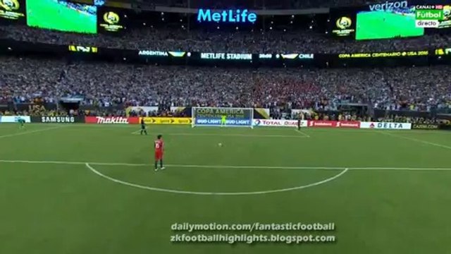 All Penalties & Goals HD - Argentina 0-0 (2_4 PK) Chile _ Copa America Centenario _ 26.06.2016 HD
