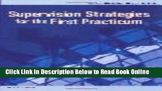 Download Supervision Strategies for the First Practicum  Ebook Online