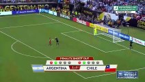 Penalty Shoot Out - Argentina  2 - 4 Chile - Copa America Centenario - 26.06.2016 HD
