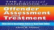 Read The Essential Handbook of Offender Assessment and Treatment  Ebook Free