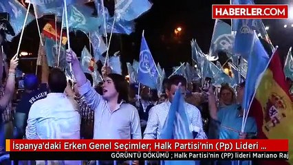 İspanya'daki Erken Genel Seçimler: Halk Partisi'nin (Pp) Lideri Mariano Rajoy