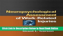 Read Neuropsychological Assessment of Work-Related Injuries  PDF Online