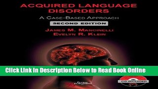 Read Acquired Language Disorders: A Case-Based Approach  Ebook Free