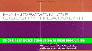 Read Handbook of Obesity Treatment  Ebook Free