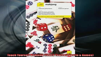 EBOOK ONLINE  Teach Yourself Mahjong Teach Yourself Sports  Games  FREE BOOOK ONLINE