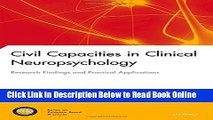 Read Civil Capacities in Clinical Neuropsychology: Research Findings and Practical Applications