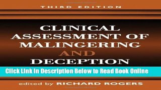 Download Clinical Assessment of Malingering and Deception, Third Edition  Ebook Free