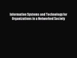[PDF] Information Systems and Technology for Organizations in a Networked Society Download