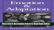 Download Emotion and Adaptation  PDF Online