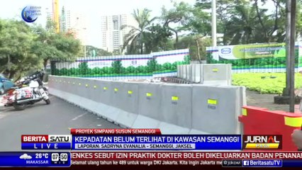 6 Lajur Jembatan Semanggi Resmi Ditutup