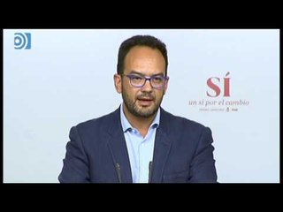Antonio Hernando: "No vamos a apoyar a Rajoy ni abstenernos"