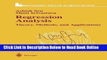Read Regression Analysis: Theory, Methods, and Applications (Springer Texts in Statistics)  Ebook